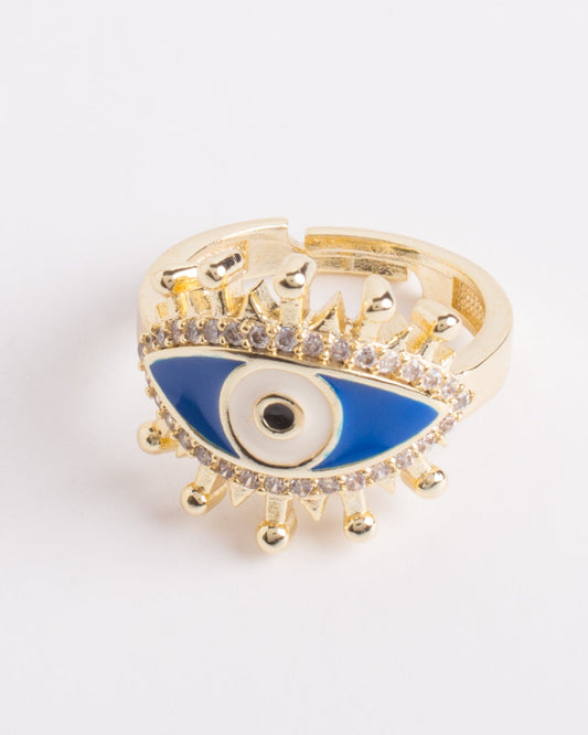 Golden Aura Eye Ring
