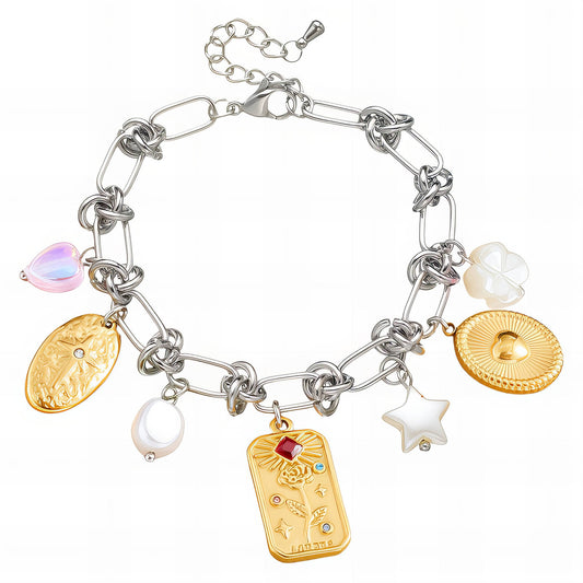 Celestial Charm Story Bracelet