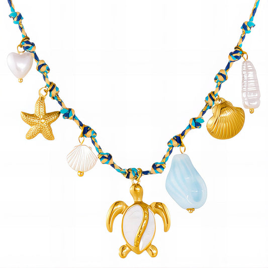 Gilded Pacifica Cord Necklace