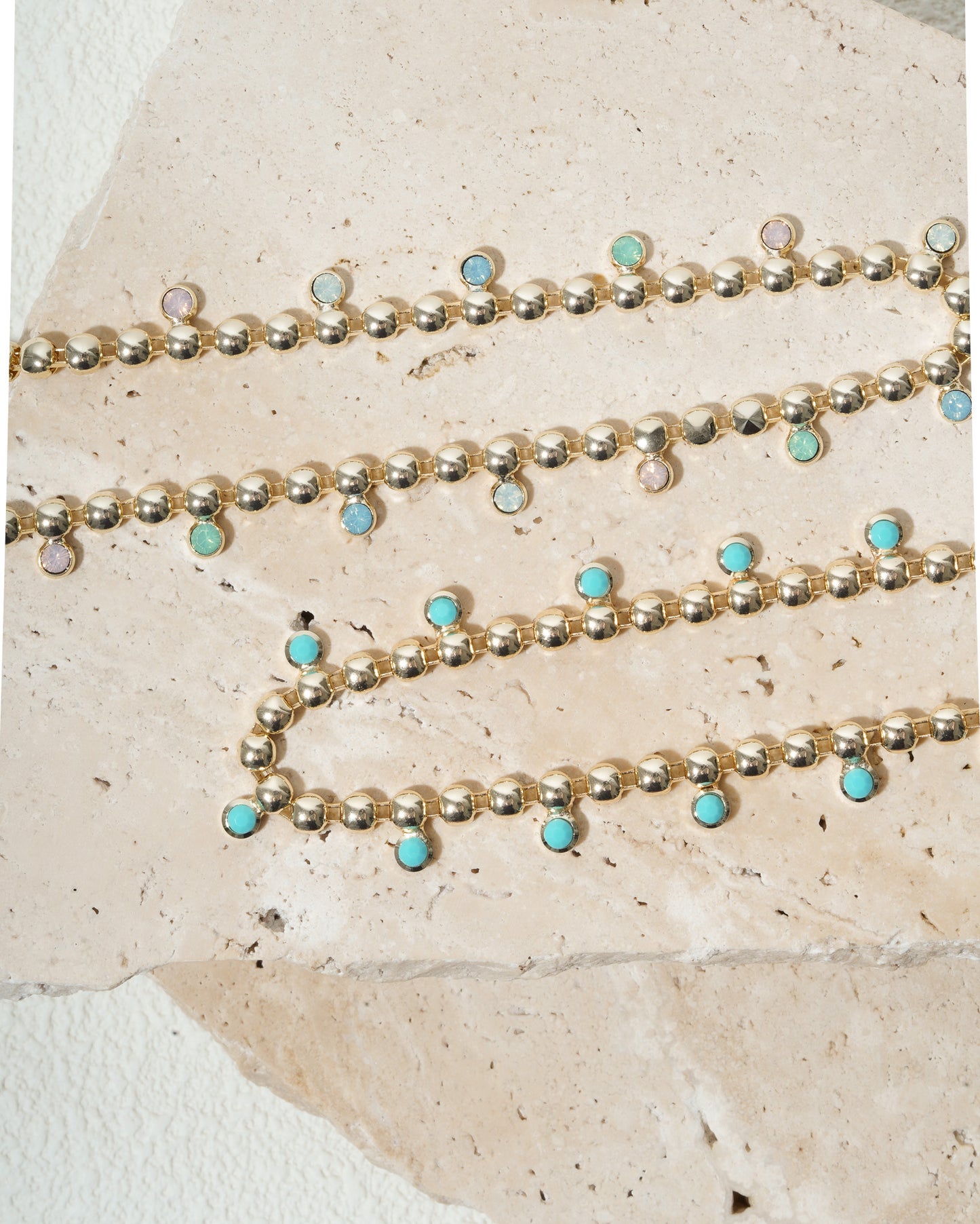 Celestial Drops Beaded Necklace