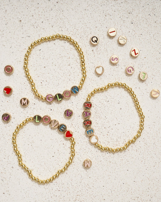 Golden Bead Custom Bracelet