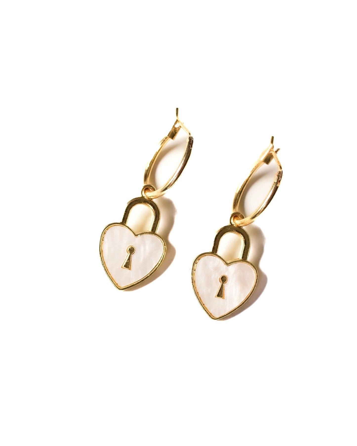 Heart Lock earrings