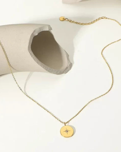Star Coin Pendant Chain