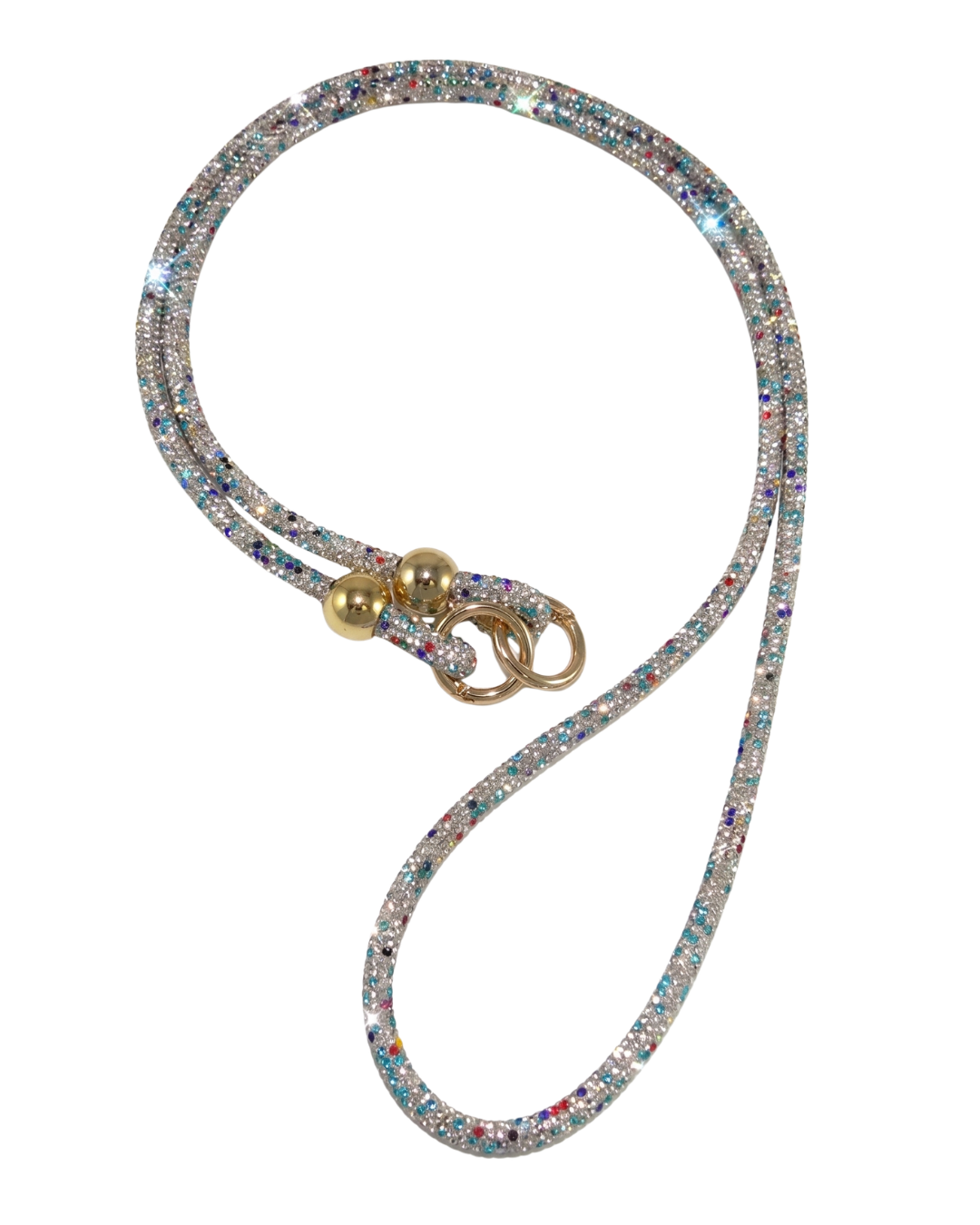 Shimmer Rhinestone Crossbody Phonechain