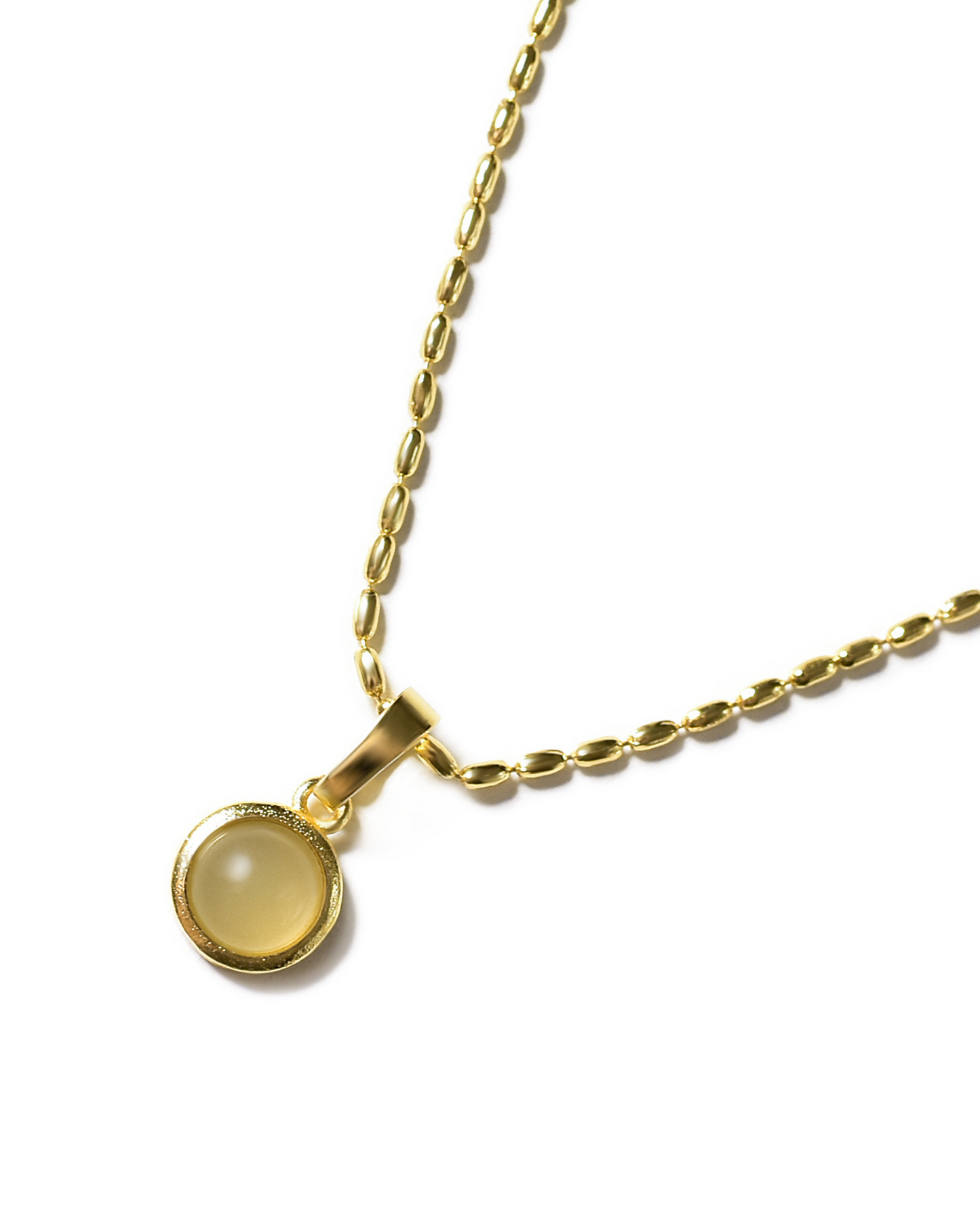 Golden Halo Pendant Chain