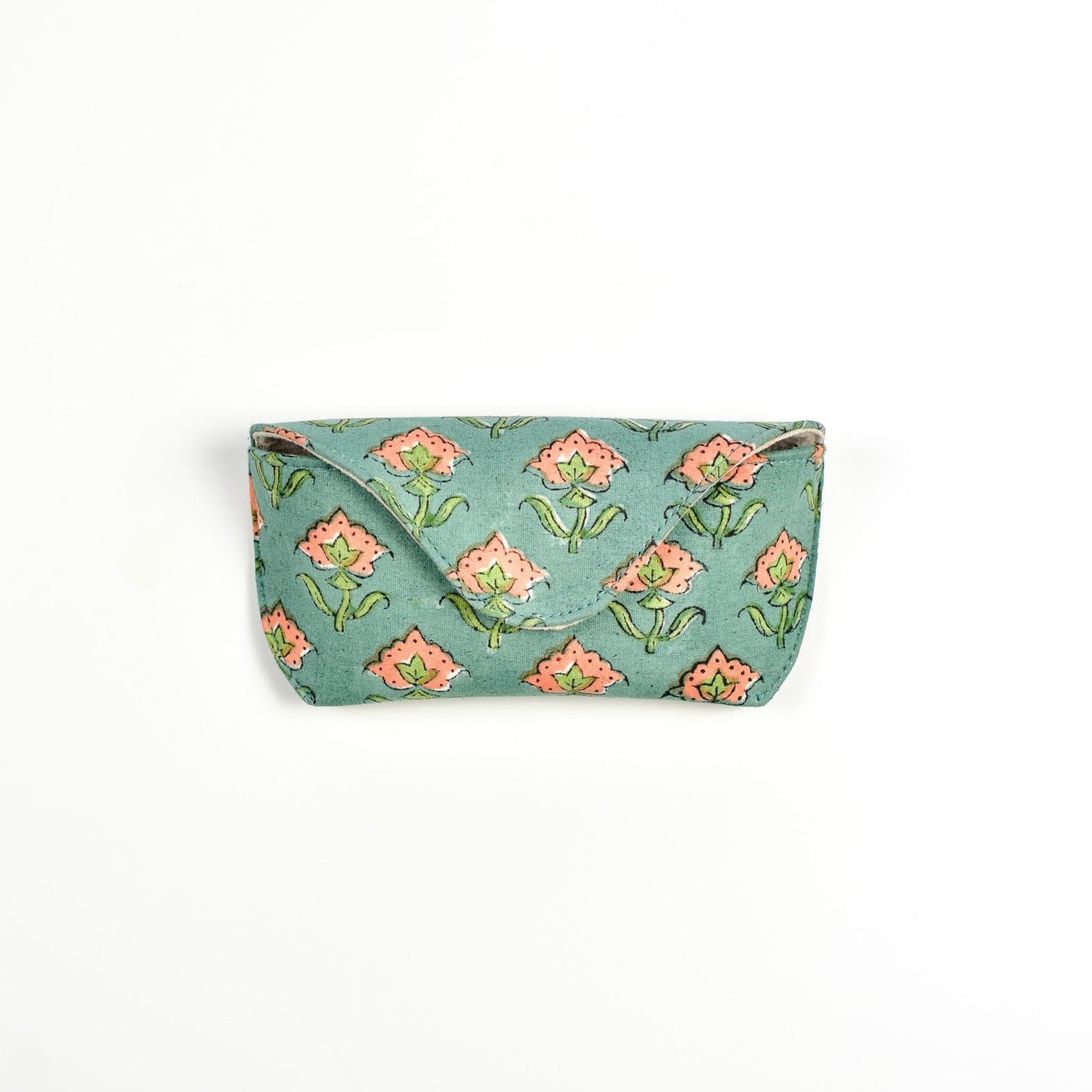 Handmade Cloth Eye Glass Pouches - Light Green