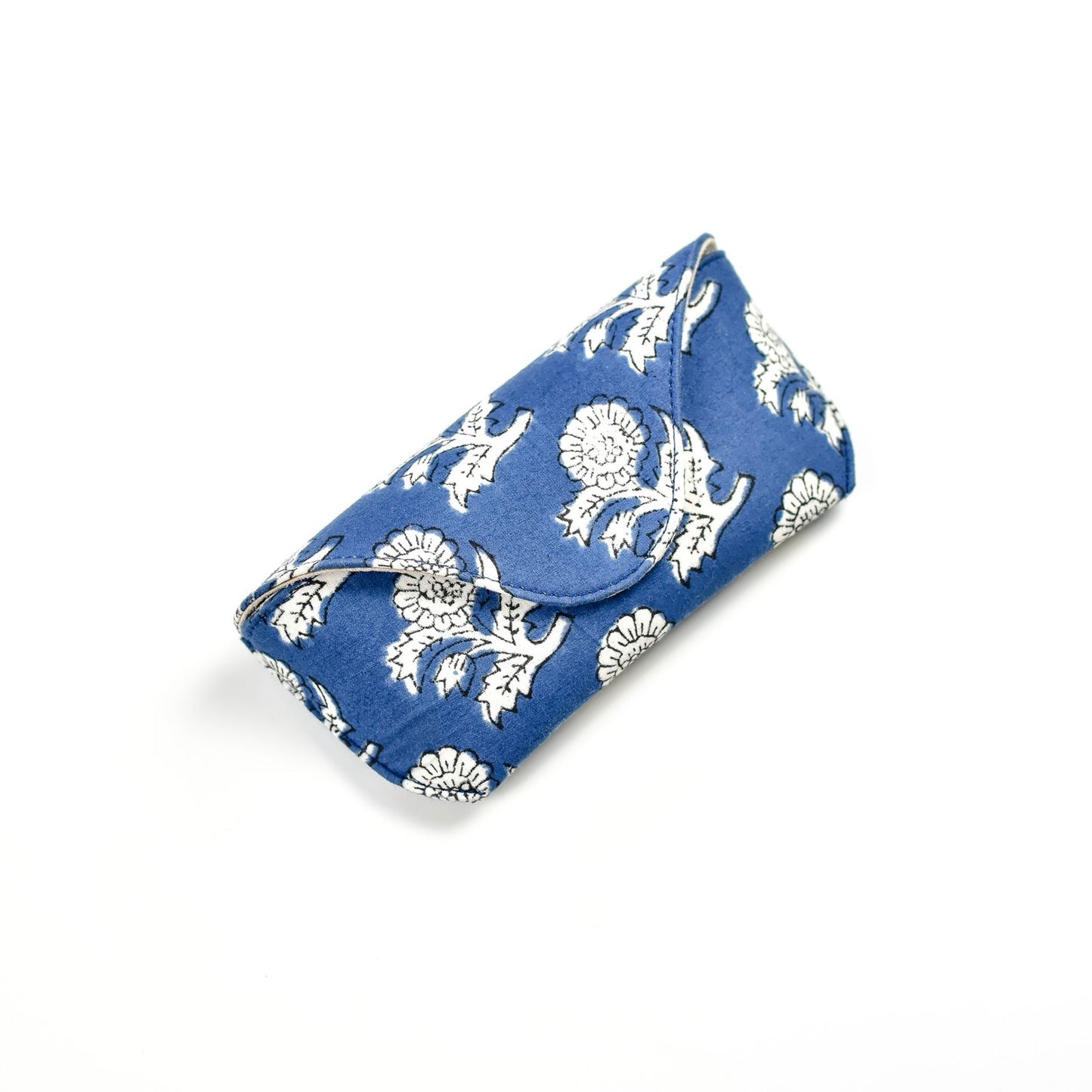 Handmade Cloth Eye Glass Pouches - Blue