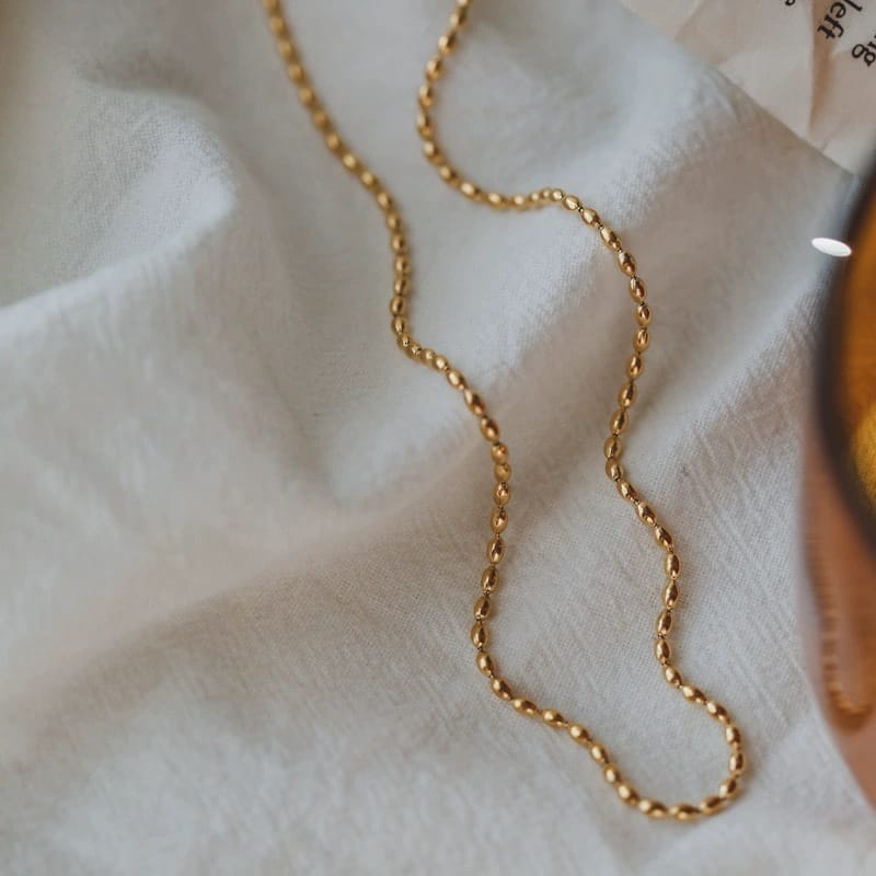 Dainty Seed Bead Chain