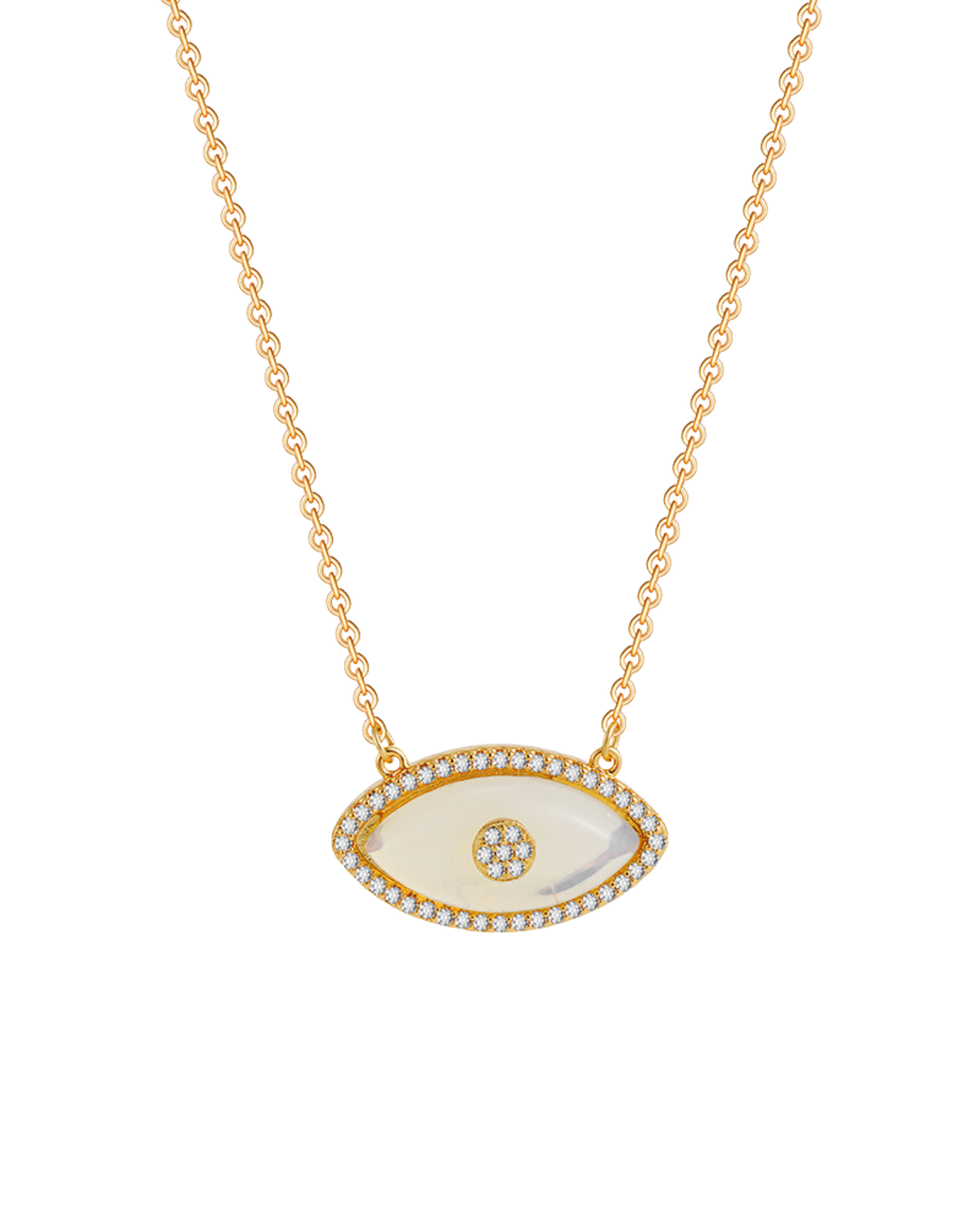 Evil Eye Natural Stone Chain