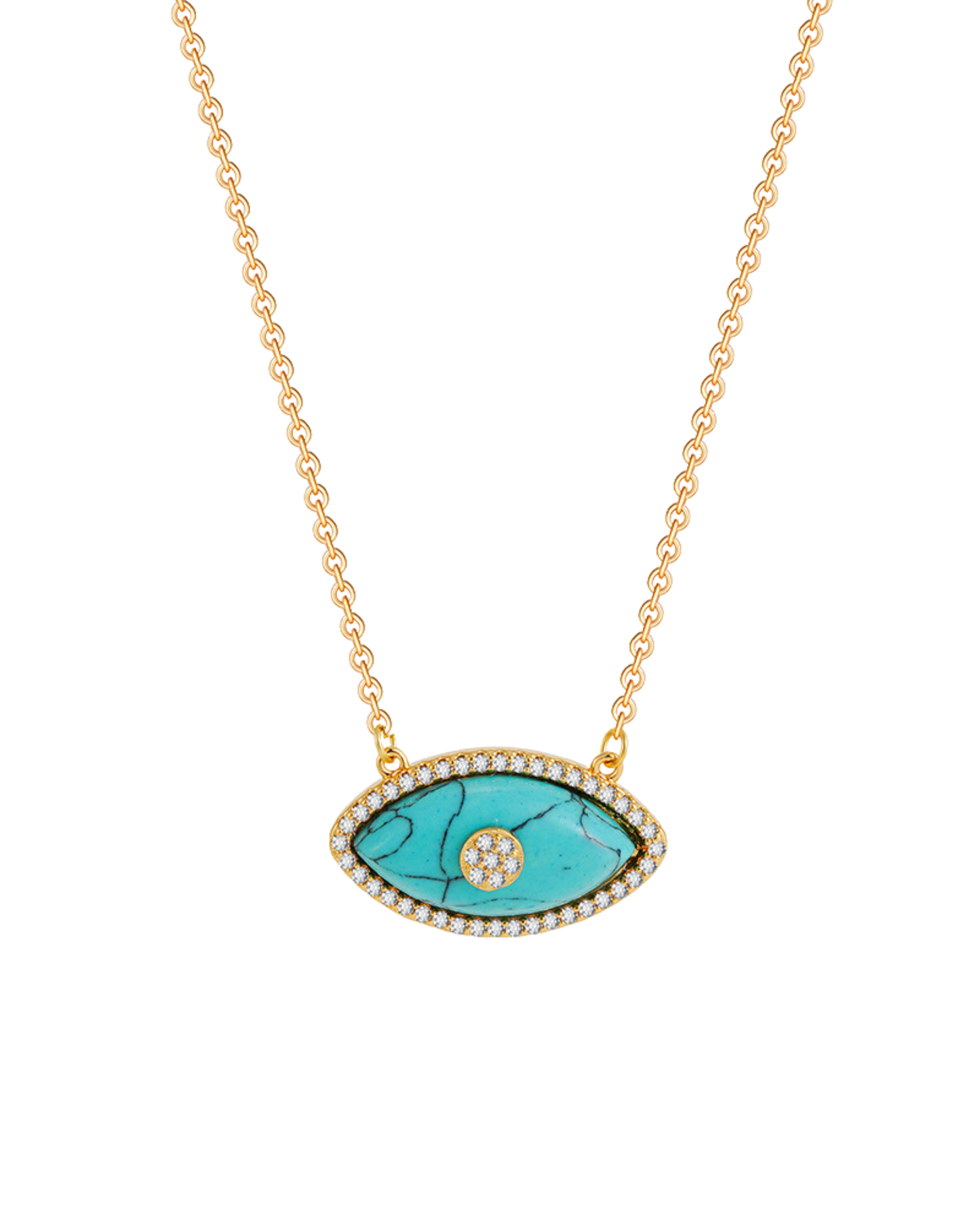 Evil Eye Natural Stone Chain