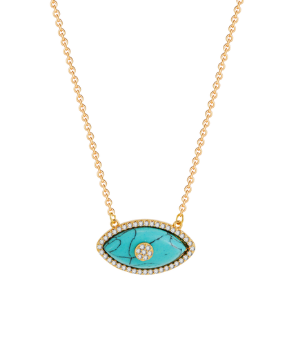 Evil Eye Natural Stone Chain