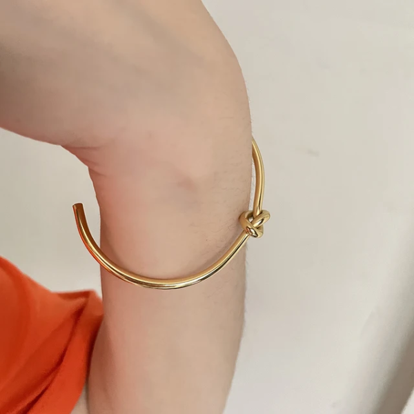 Knot Adjustable Bangle Bracelet