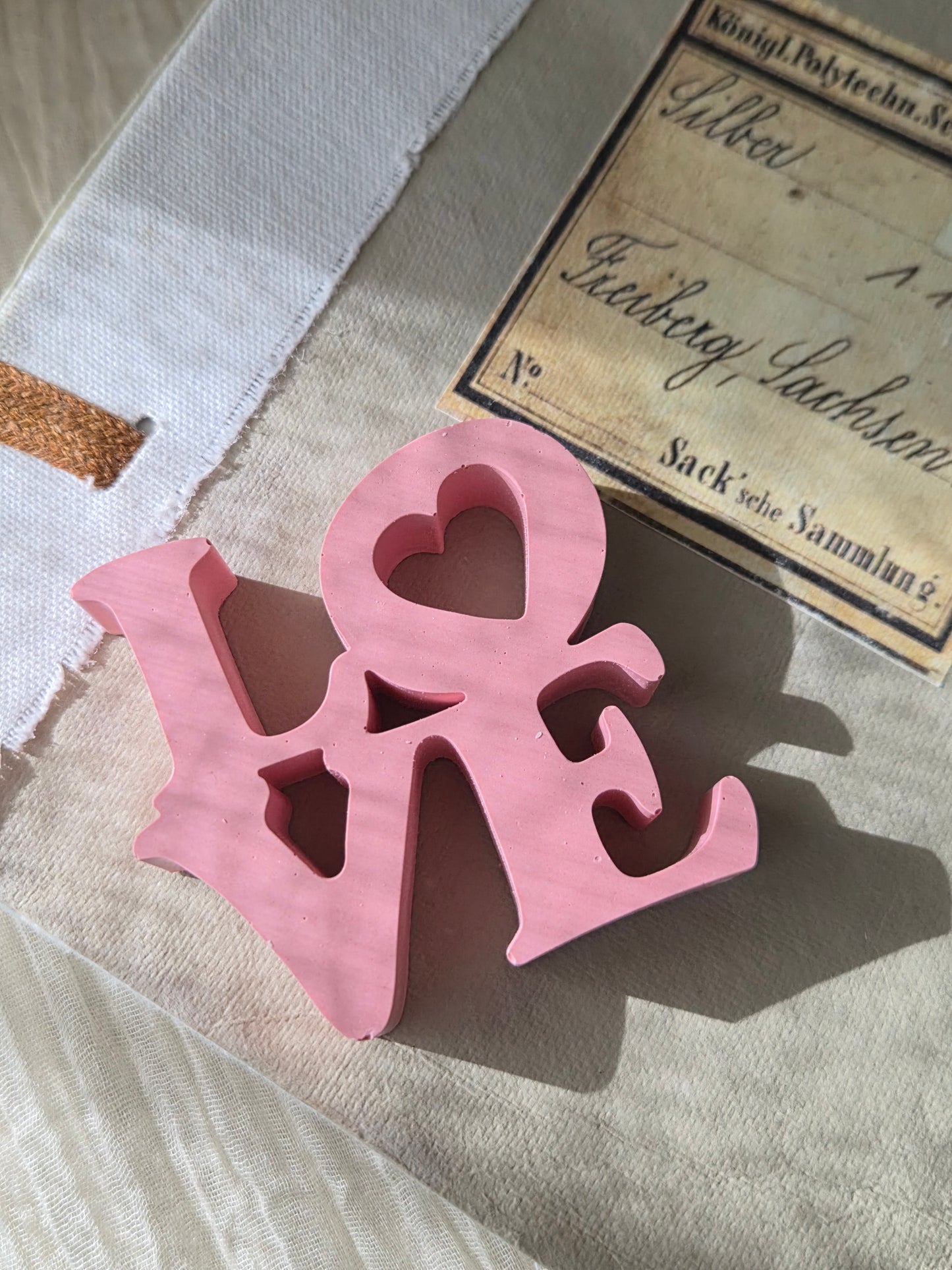 Blush Love Ceramic Table Accent