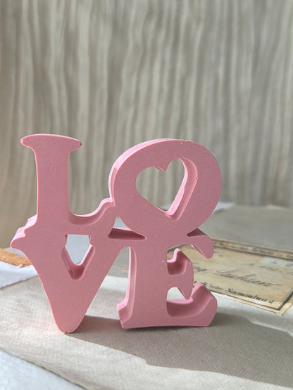 Blush Love Ceramic Table Accent