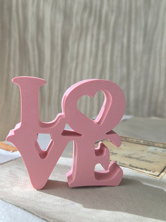 Blush Love Ceramic Table Accent