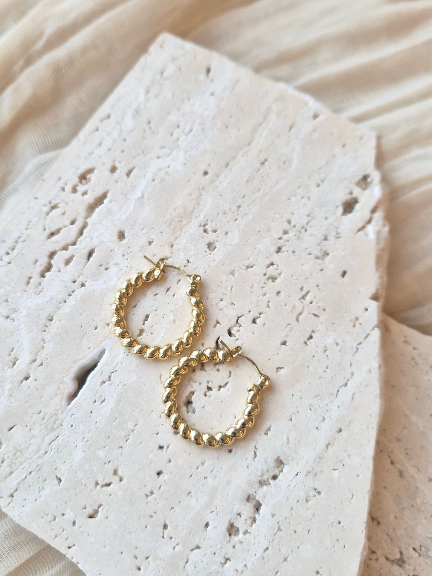 Twisted Hoop Earrings