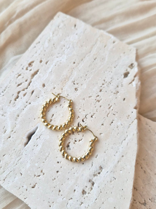 Twisted Hoop Earrings