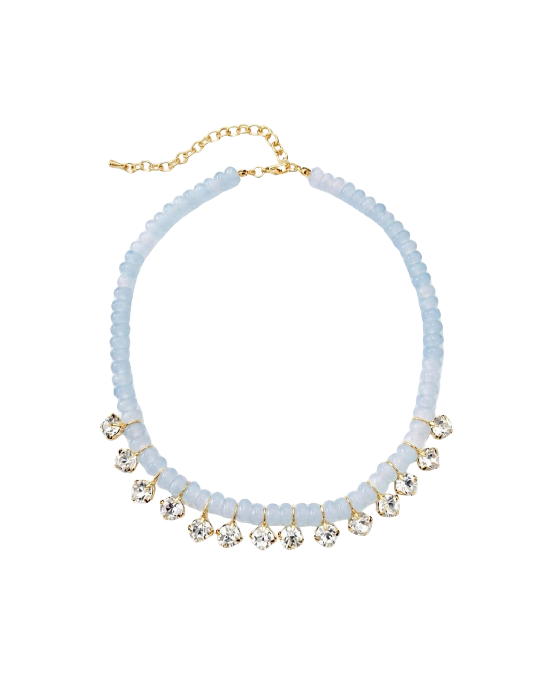 Aura Sky Beaded Charm Necklace