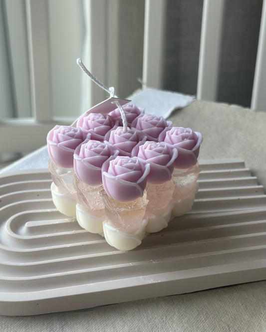 Bubble Flower Candles