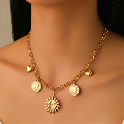 The Solar Heritage Charm Necklace
