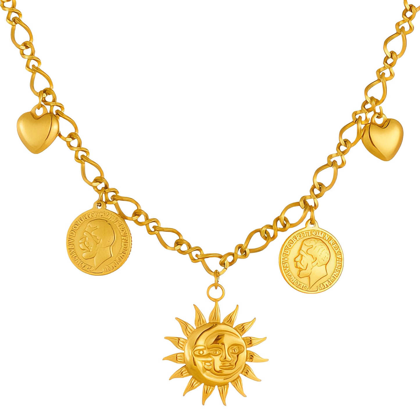 The Solar Heritage Charm Necklace
