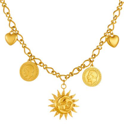 The Solar Heritage Charm Necklace
