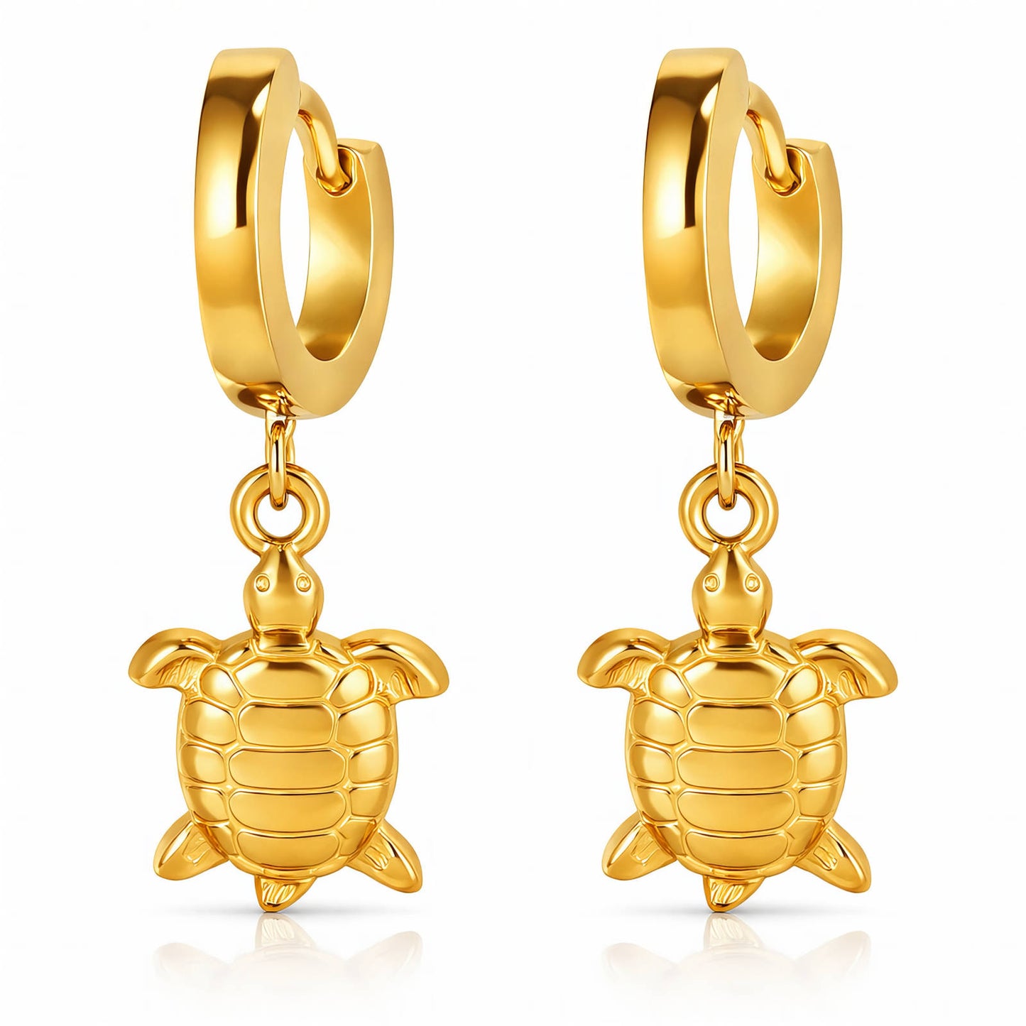 Turtle Drop Earrings
