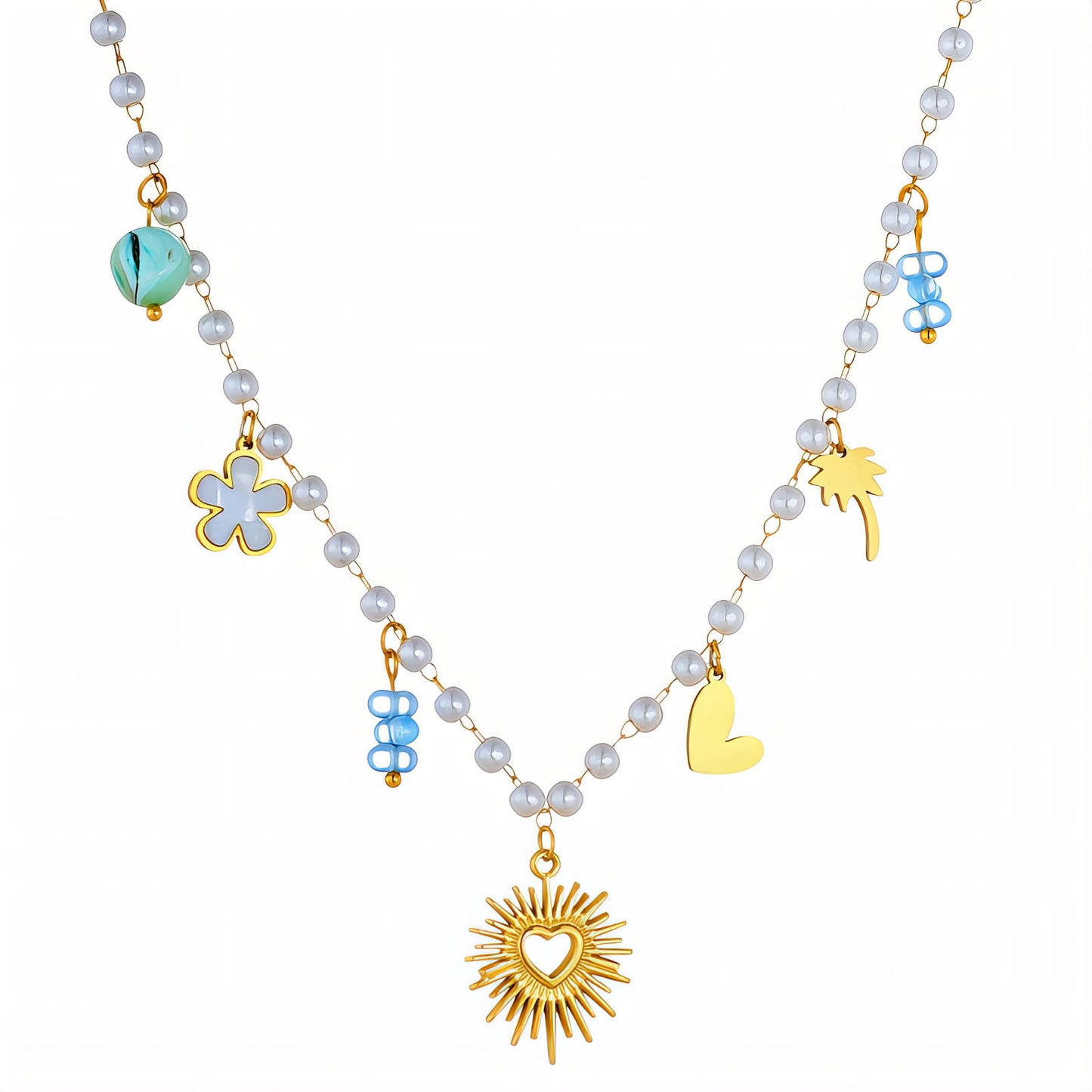 Azure Shoreline Necklace