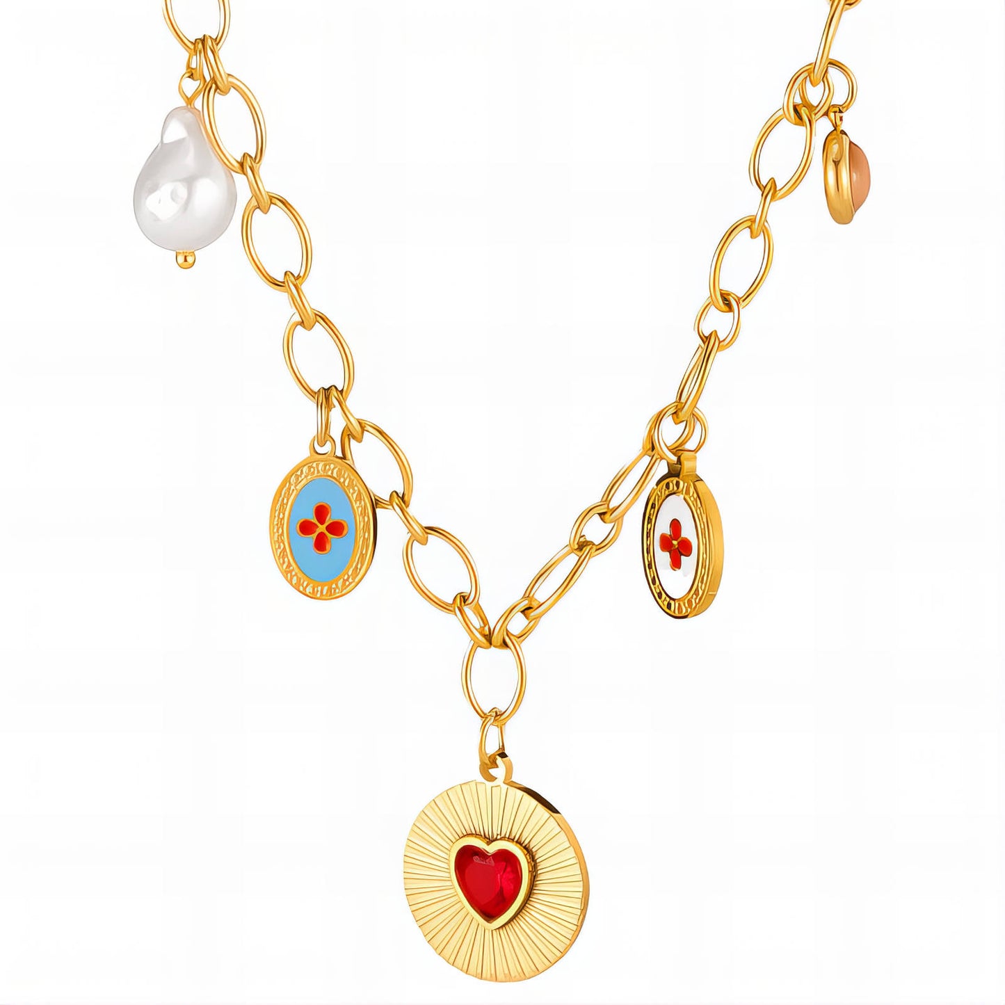 Riviera Orchard Charm Necklace