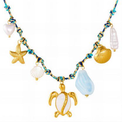 Gilded Pacifica Cord Necklace