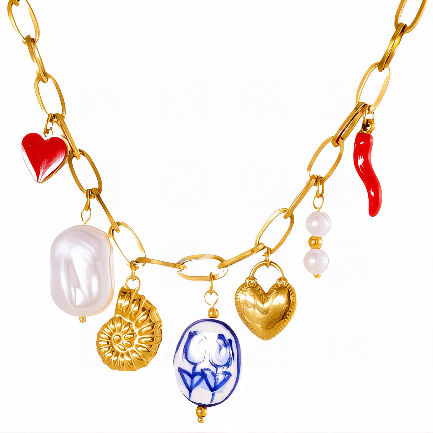 Amalfi Coast Charm Necklace