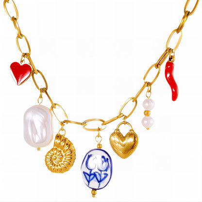 Amalfi Coast Charm Necklace