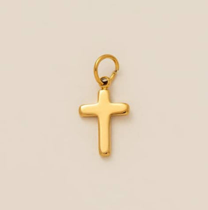 Stone Initials with Charm