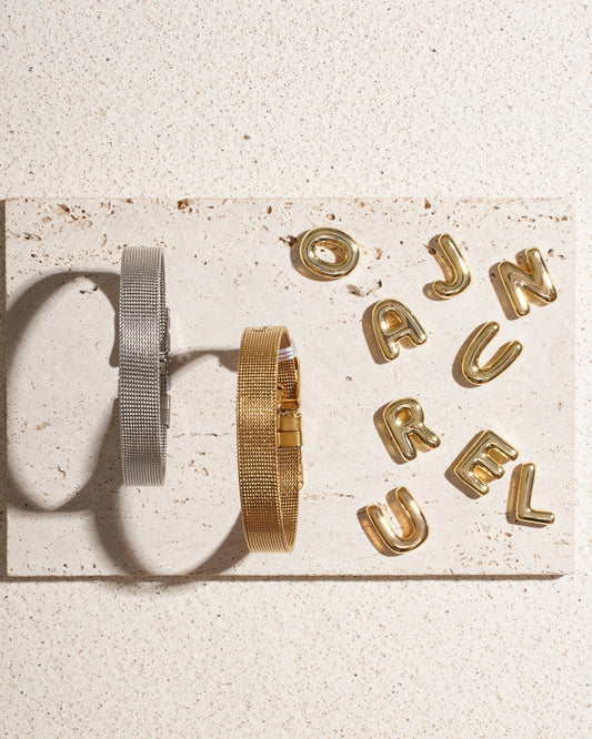 Metal Belt Name Bracelet