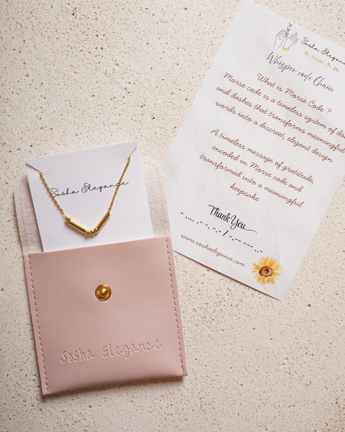 Whisper Code Necklace