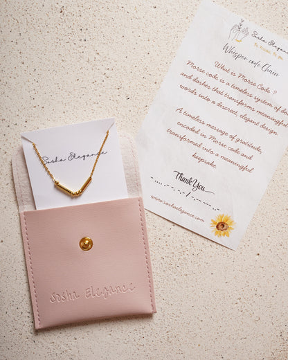 Whisper Code Necklace