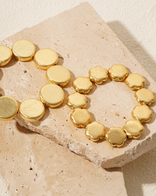 Golden Aura Brass Bracelets