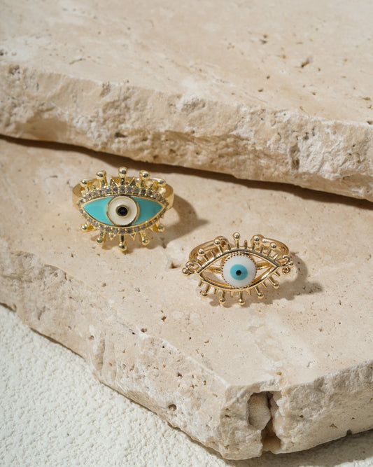 Golden Aura Eye Ring