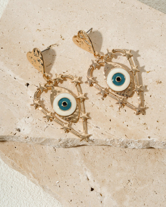 Stellar Gaze Drop Earrings