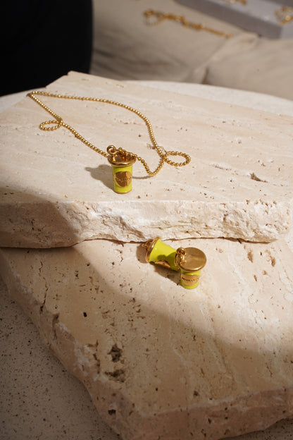 Matcha Cup charm Chain