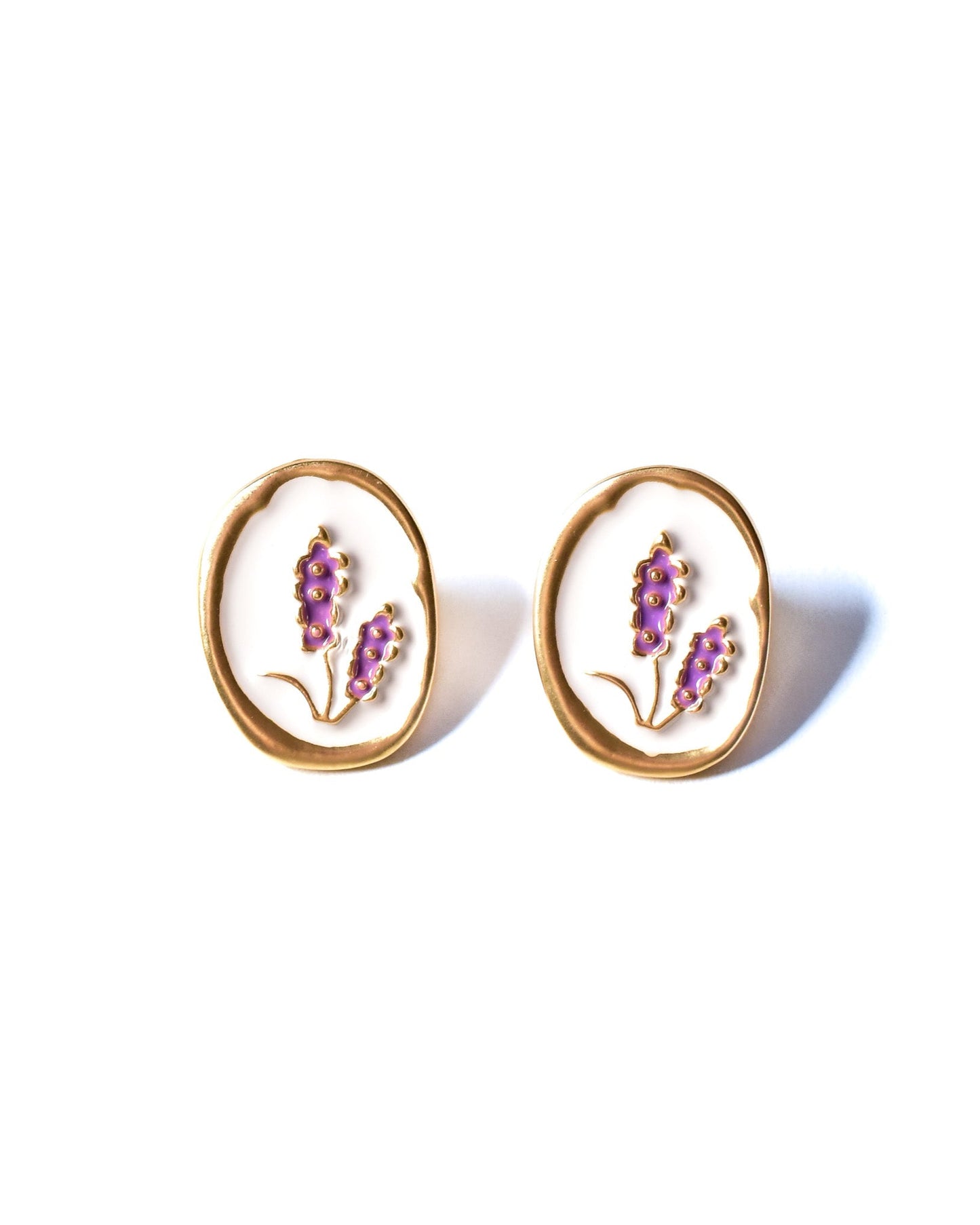 Lavender Bloom Studs