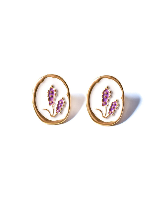 Lavender Bloom Studs