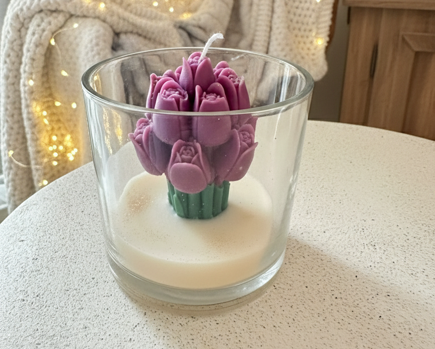 Tulip Bouquet Candle