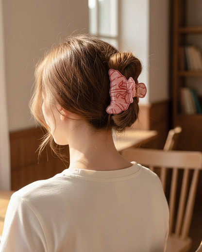 Croissant Hair Claw Clip