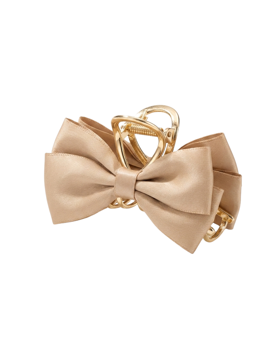 Elegant Satin Bow Claw Clip