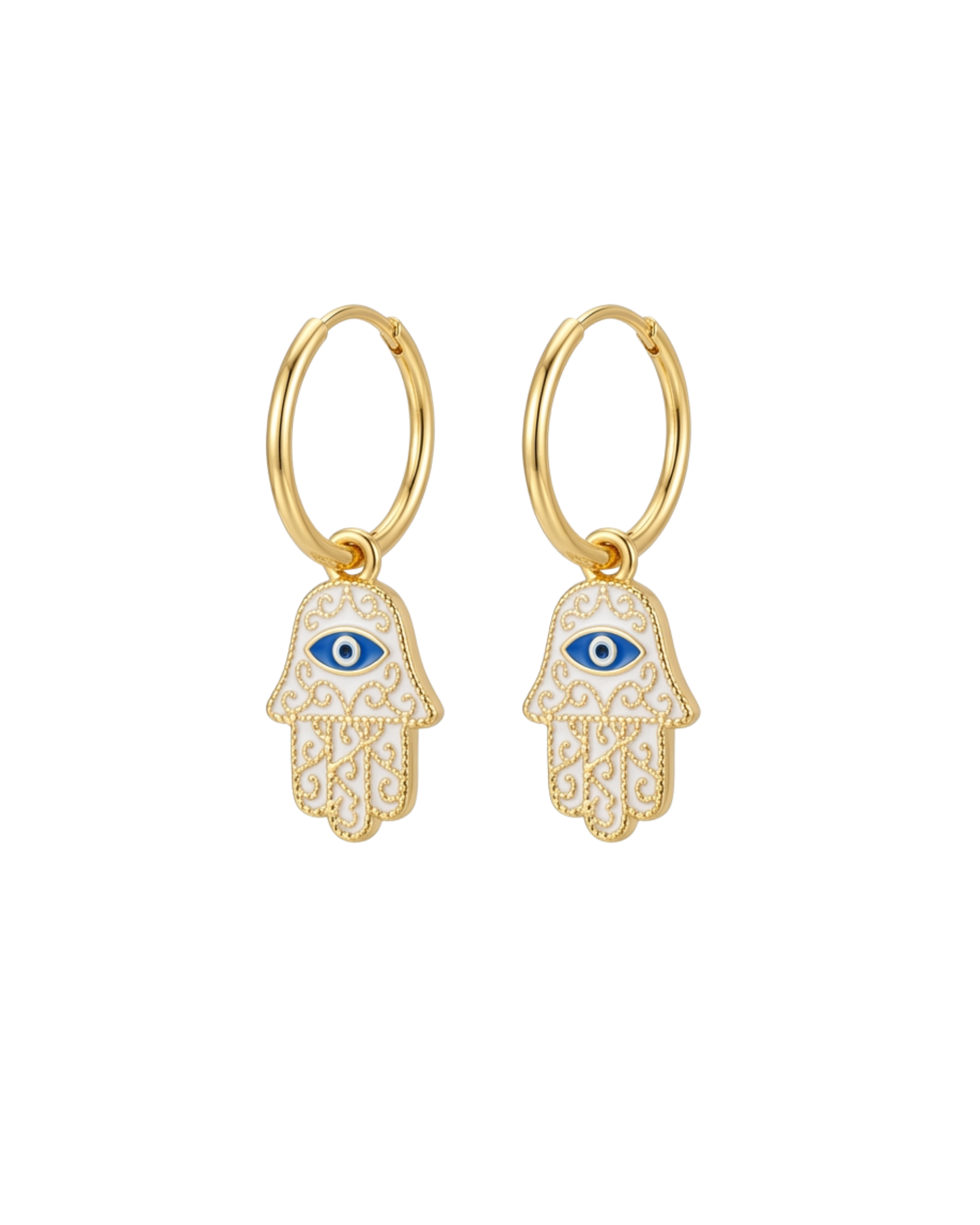 Hamsa Hand Hoops
