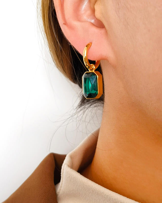 Emerald Royale Drop Earrings