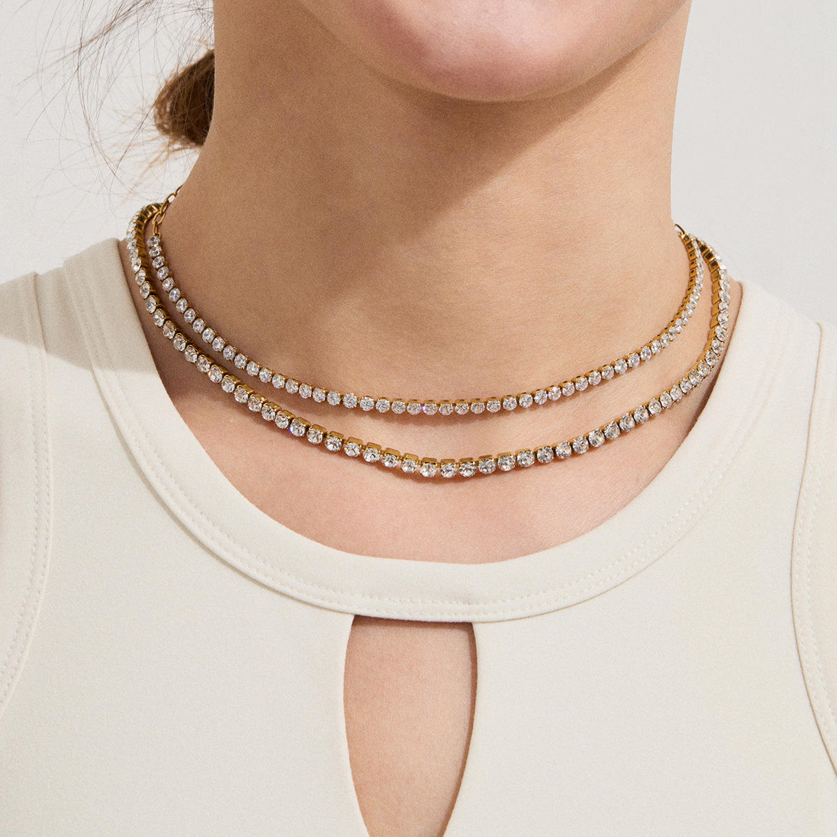 Stella Adjustable Bolo Tennis Necklace