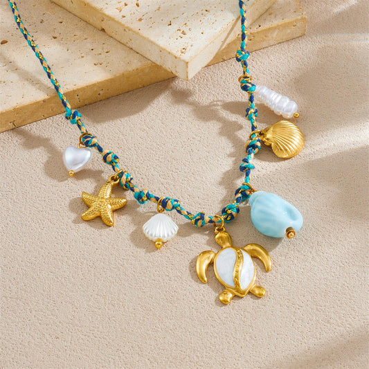 Gilded Pacifica Cord Necklace