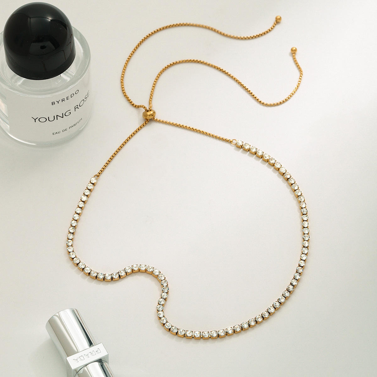 Stella Adjustable Bolo Tennis Necklace